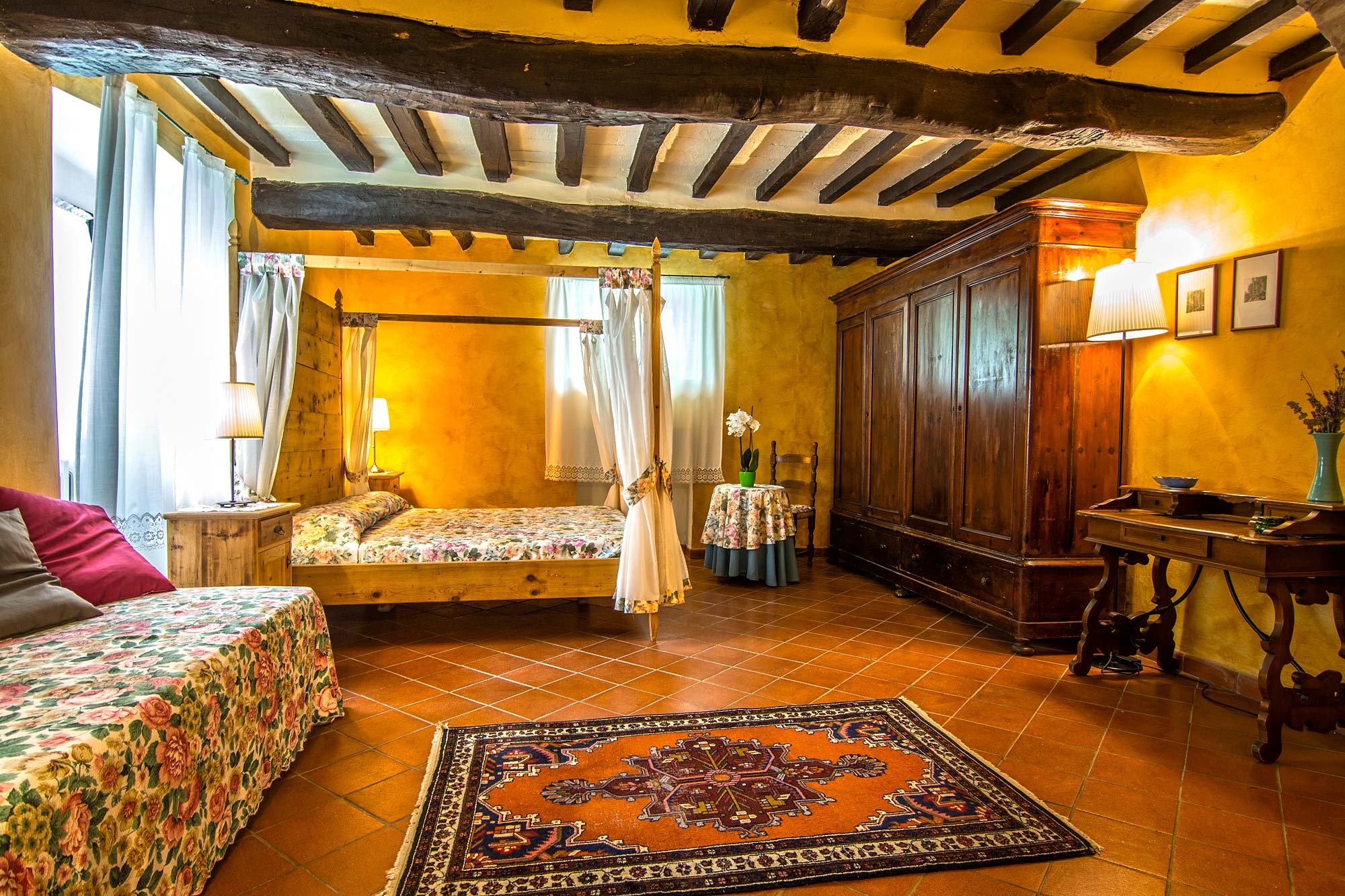 Camera da letto agriturismo Il Belvedere